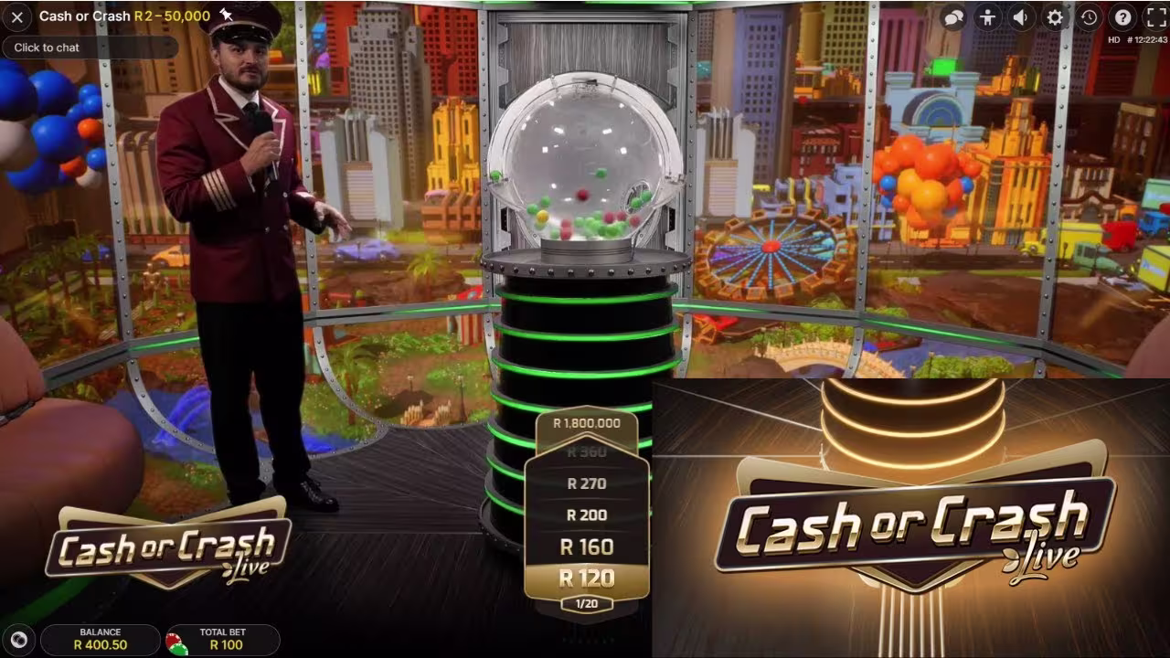 Cash or Crash by Evolution Gaming